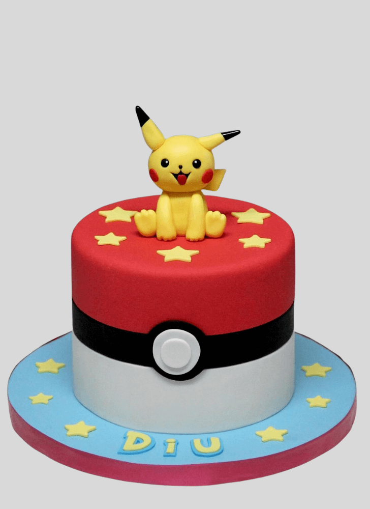 Delightful Pikachu Cake