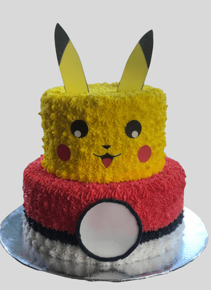 Elegant Pikachu Cake