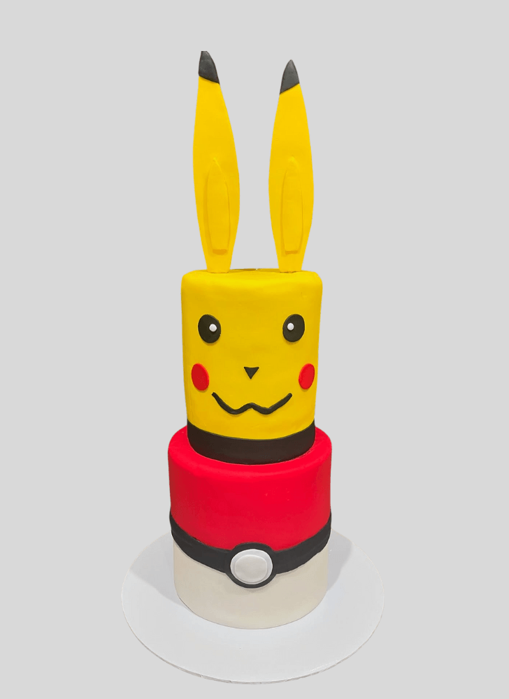Handsome Pikachu Cake