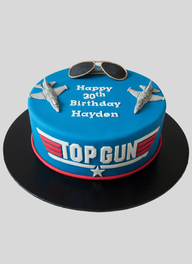 Adorable Top Gun Cake