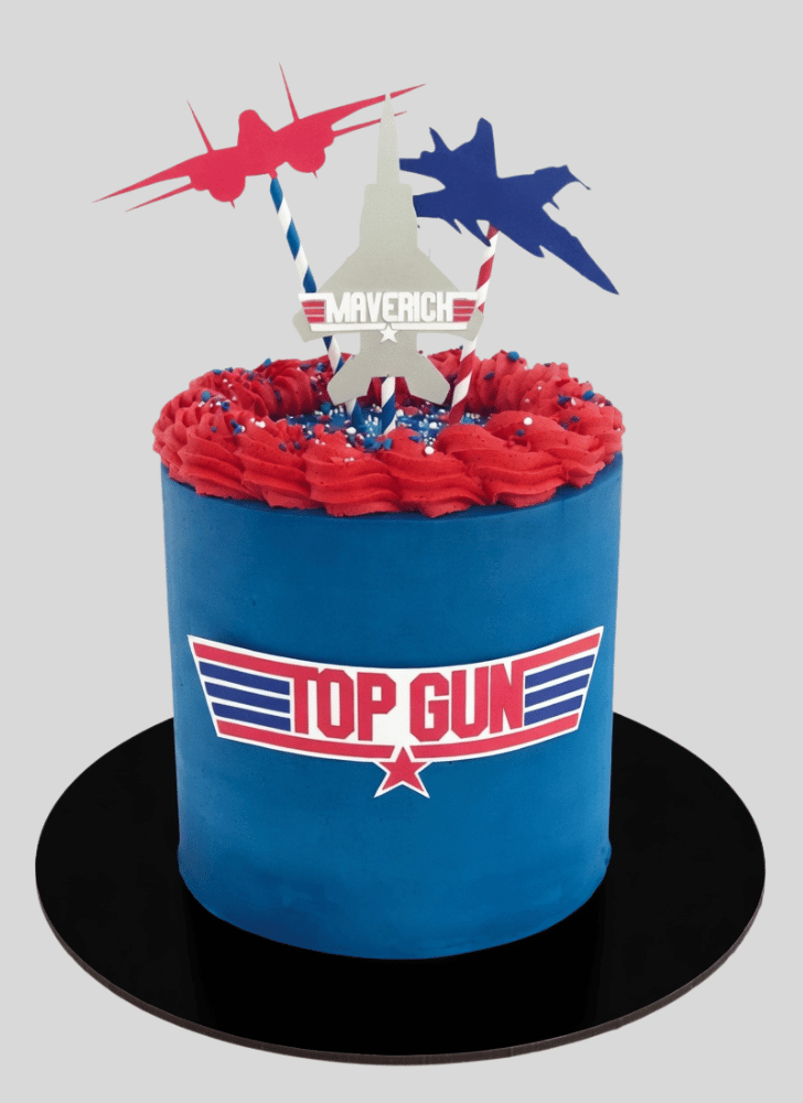 Alluring Top Gun Cake