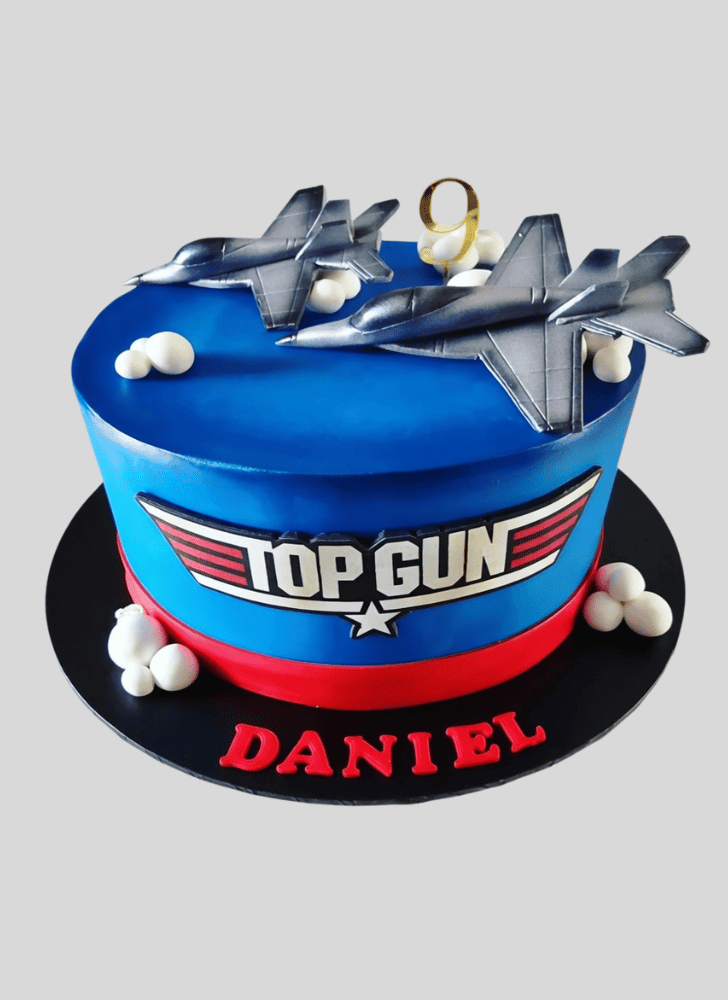 Appealing Top Gun Cake