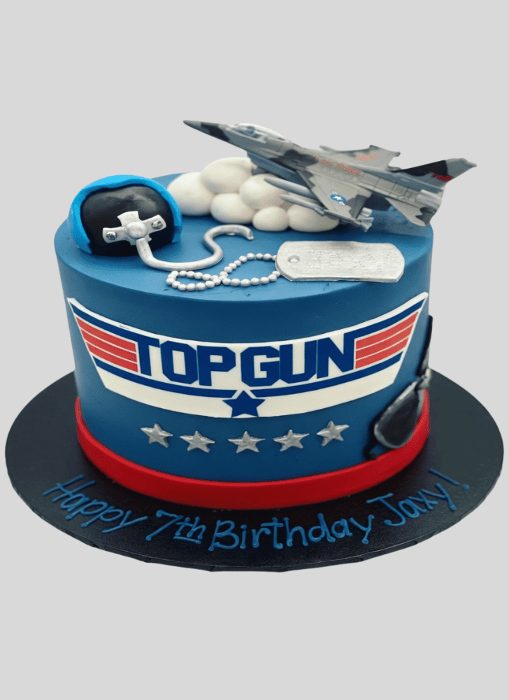 Beauteous Top Gun Cake
