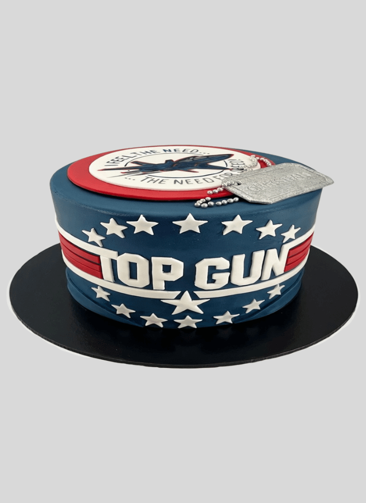 Dazzling Top Gun Cake