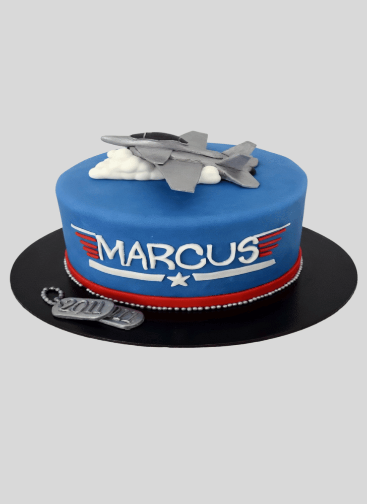Delightful Top Gun Cake