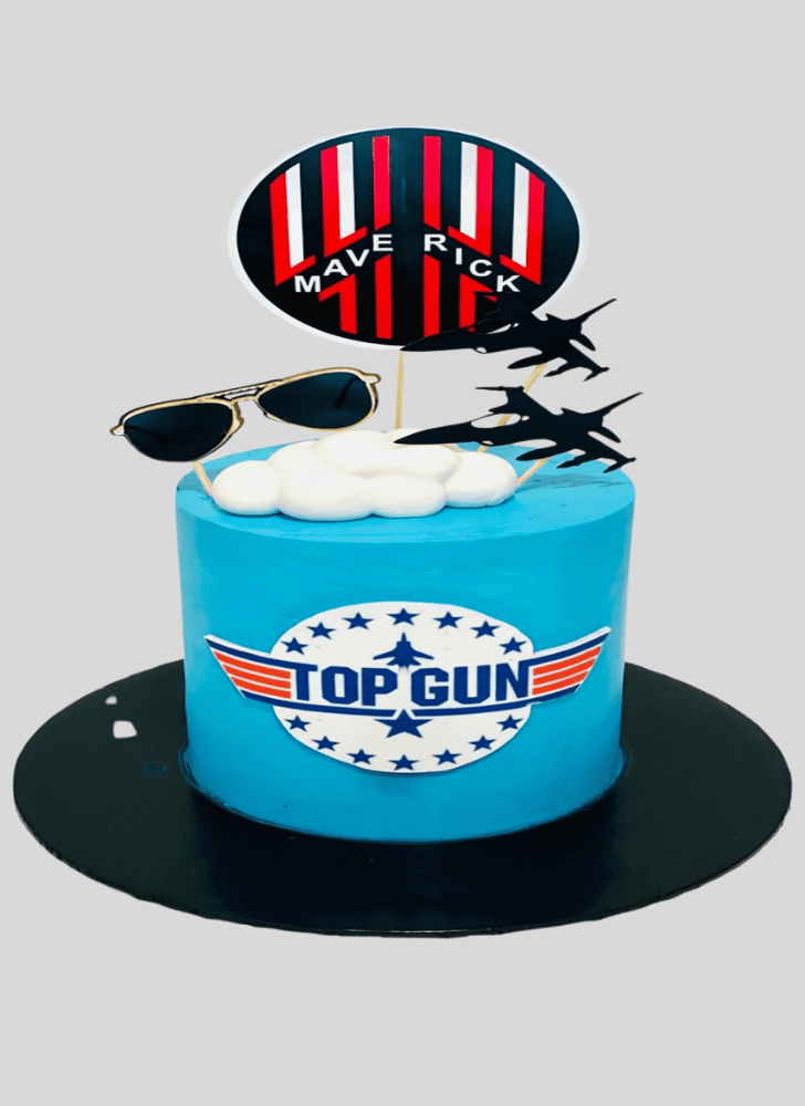 Exquisite Top Gun Cake