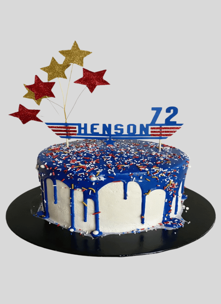 Graceful Top Gun Cake