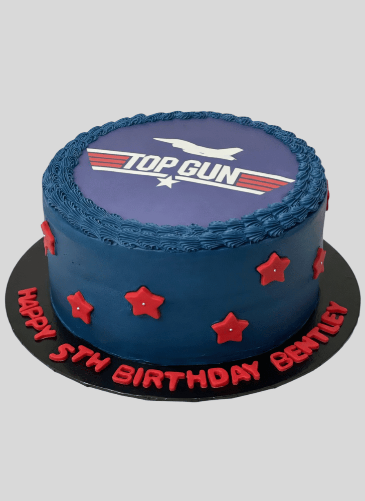 Inviting Top Gun Cake