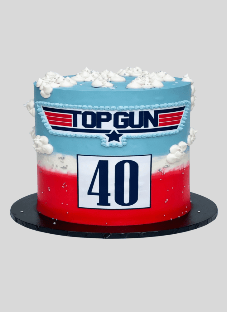 Lovely Top Gun Cake Design
