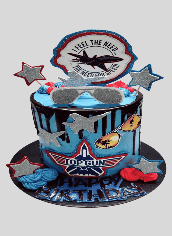 Pleasing Top Gun Cake
