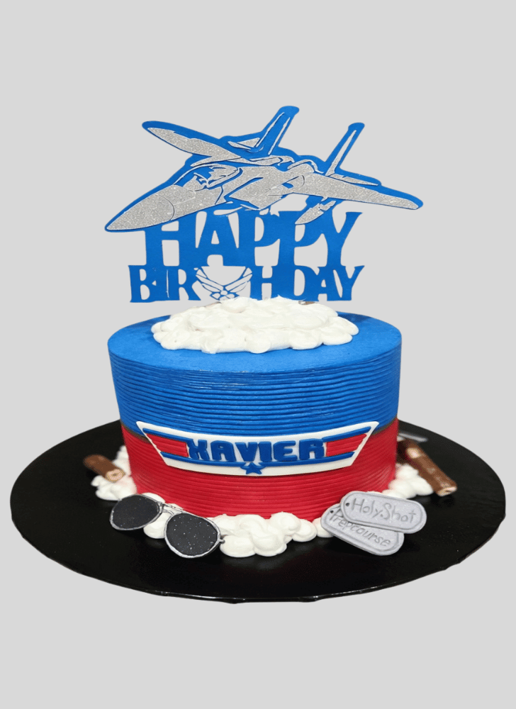 Refined Top Gun Cake