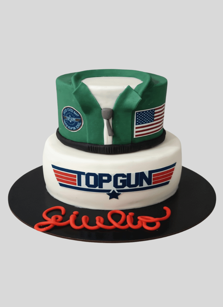 Resplendent Top Gun Cake