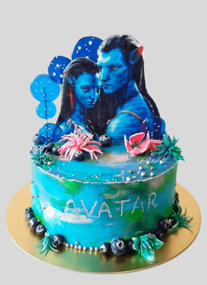 Dazzling Avatar Cake