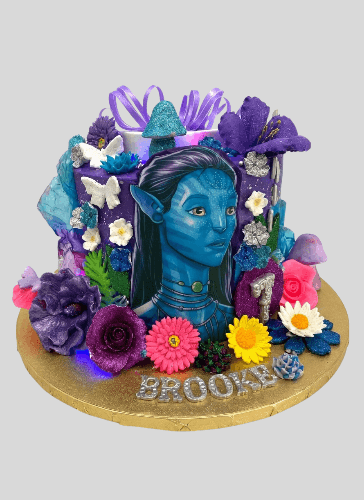 Delicate Avatar Cake