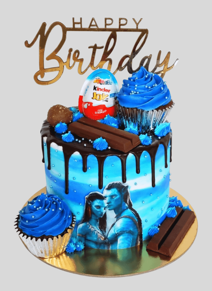 Lovely Avatar Cake Design