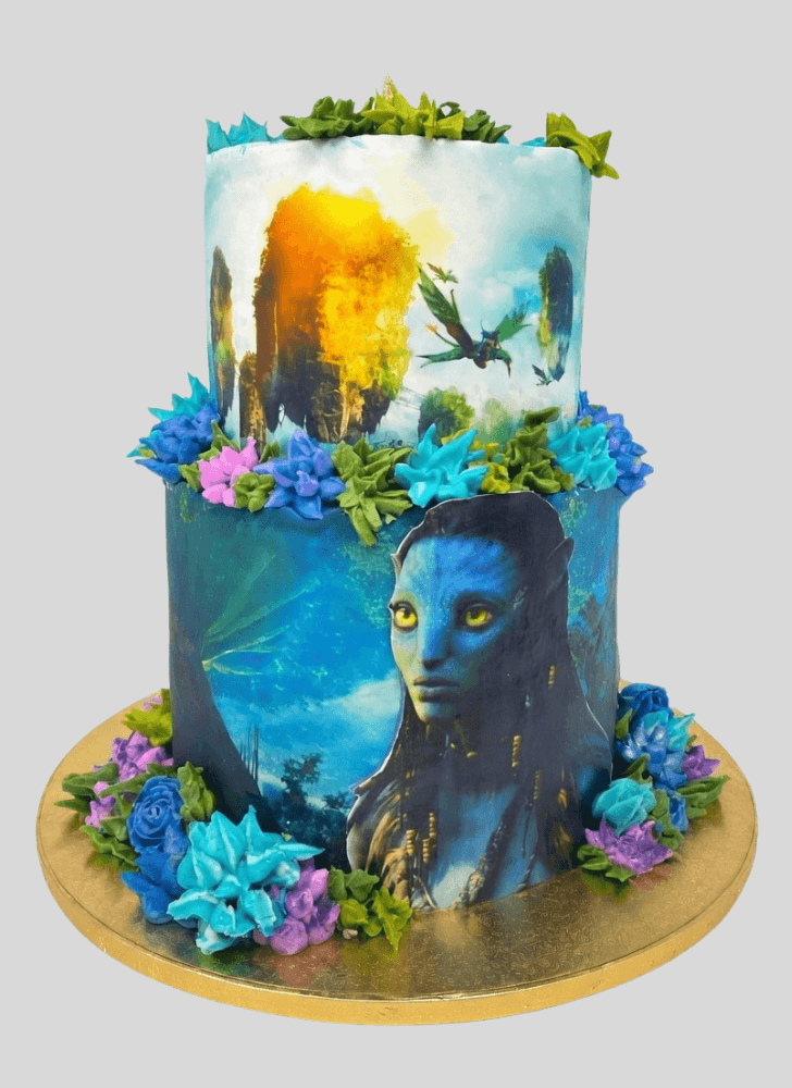 Pleasing Avatar Cake