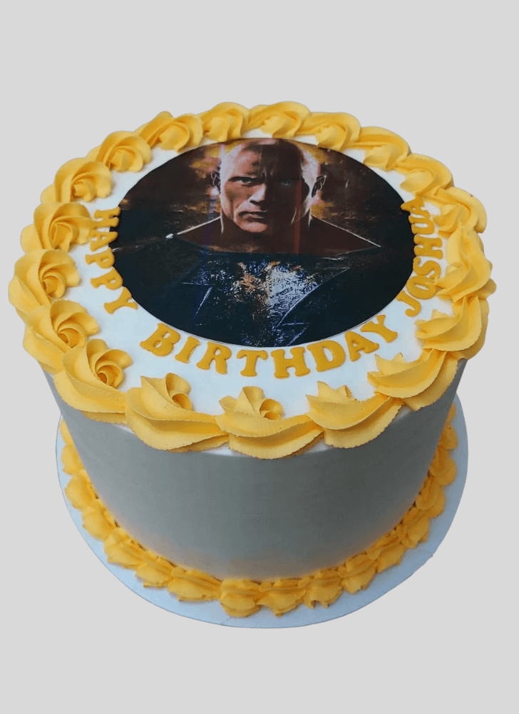 Adorable Black Adam Cake