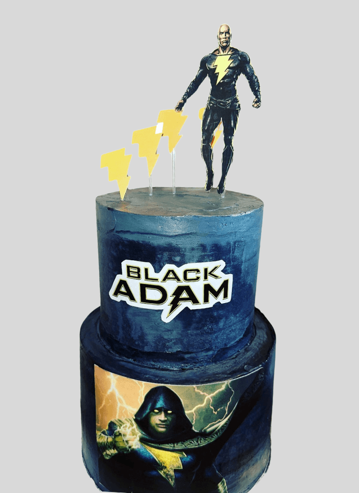 Angelic Black Adam Cake