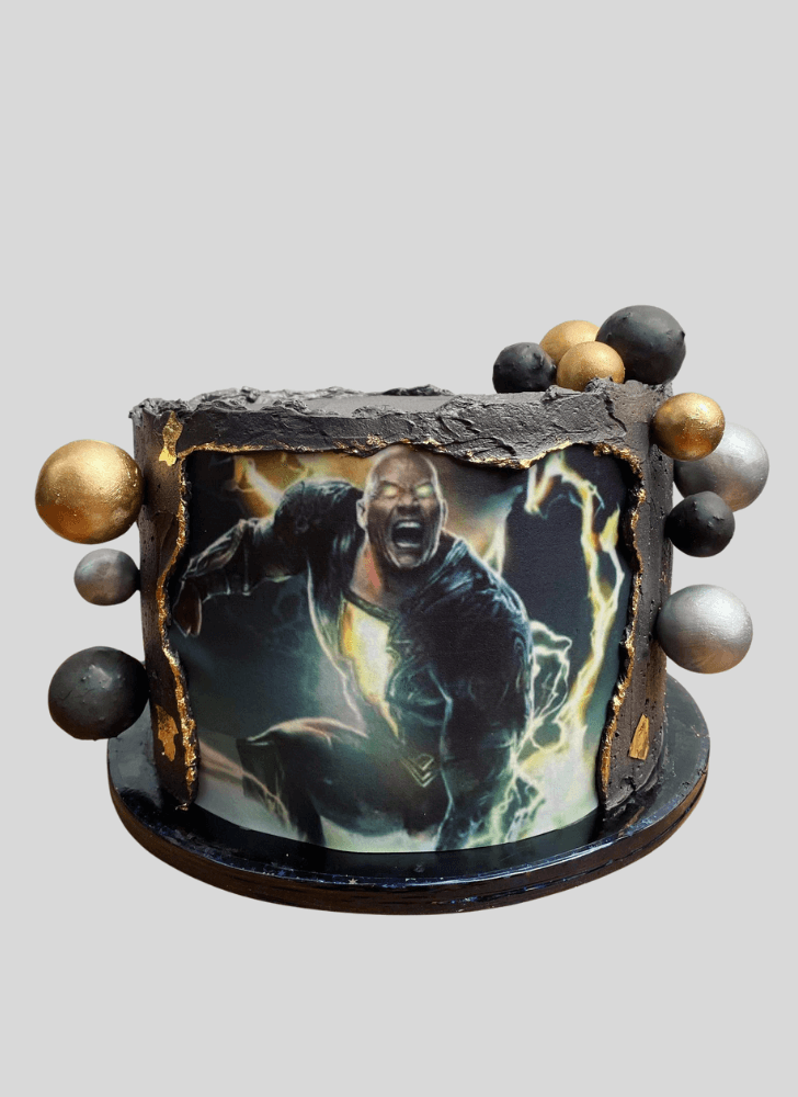 Appealing Black Adam Cake