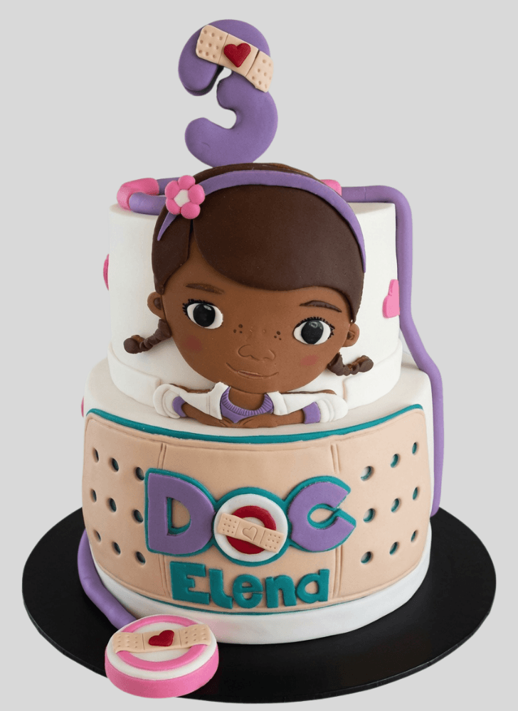 Cute Doc Mcstuffins Cake