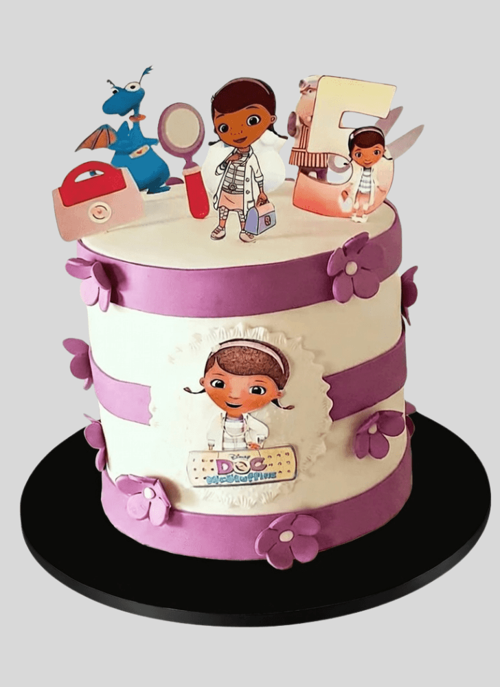 Elegant Doc Mcstuffins Cake