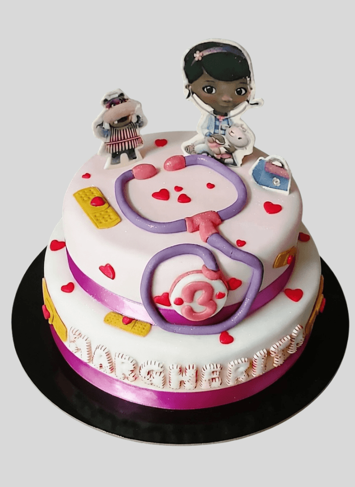 Fascinating Doc Mcstuffins Cake