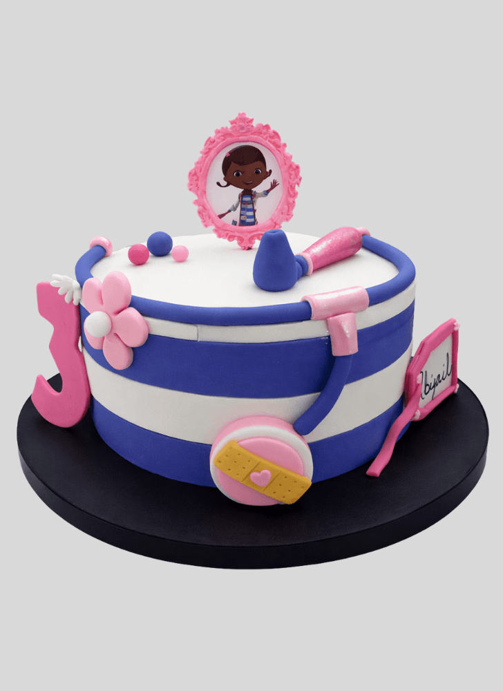 Handsome Doc Mcstuffins Cake