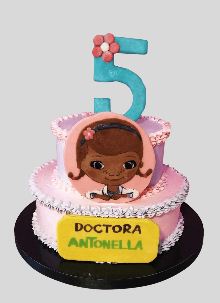 Inviting Doc Mcstuffins Cake