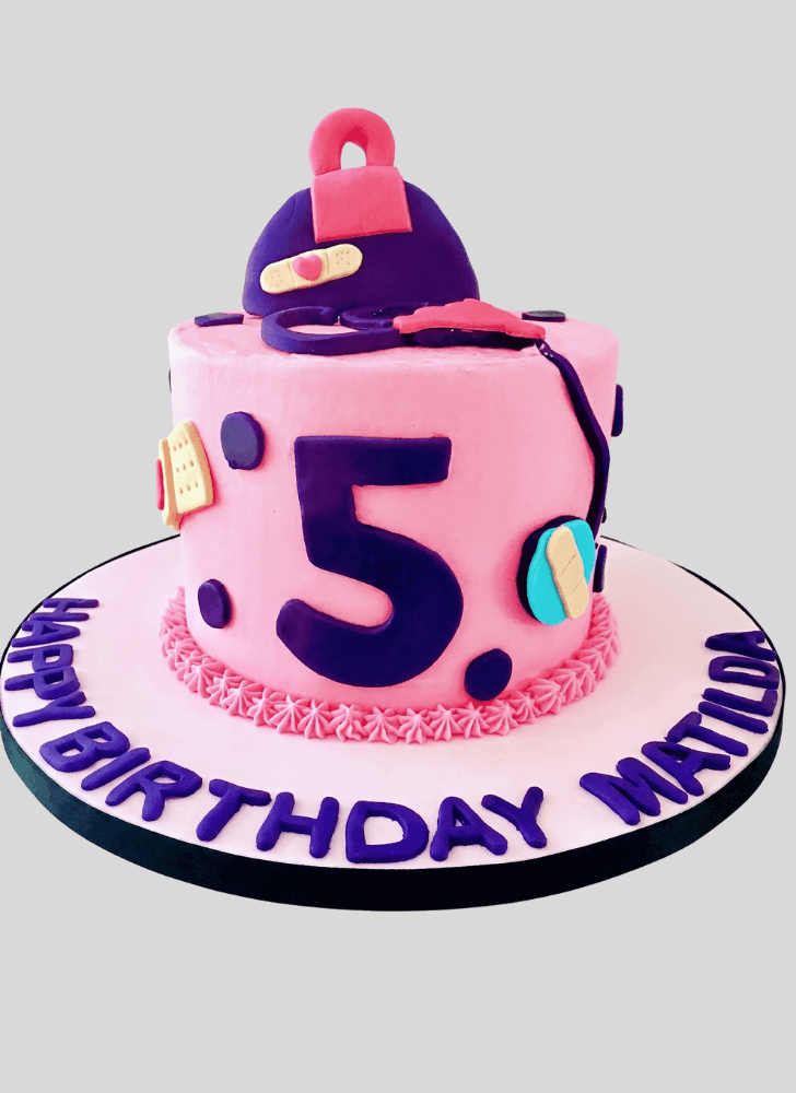 Lovely Doc Mcstuffins Cake Design
