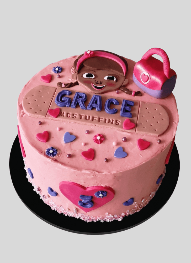 Mesmeric Doc Mcstuffins Cake
