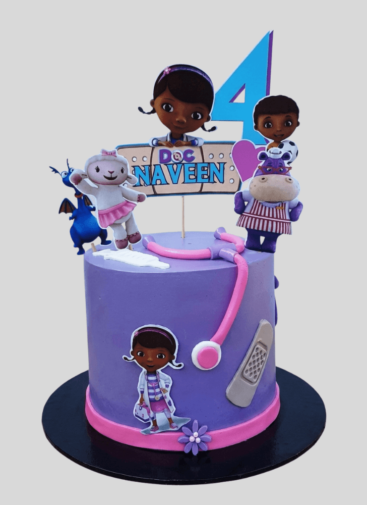Pleasing Doc Mcstuffins Cake
