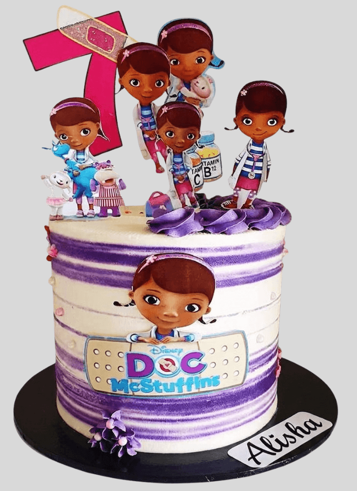 Pretty Doc Mcstuffins Cake