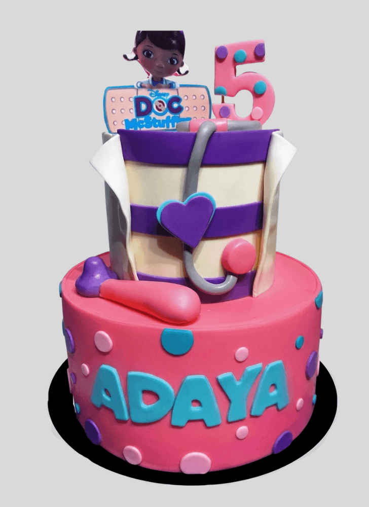 Refined Doc Mcstuffins Cake