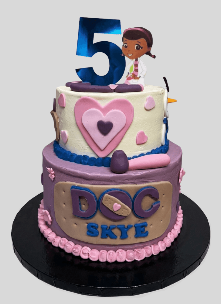 Shapely Doc Mcstuffins Cake