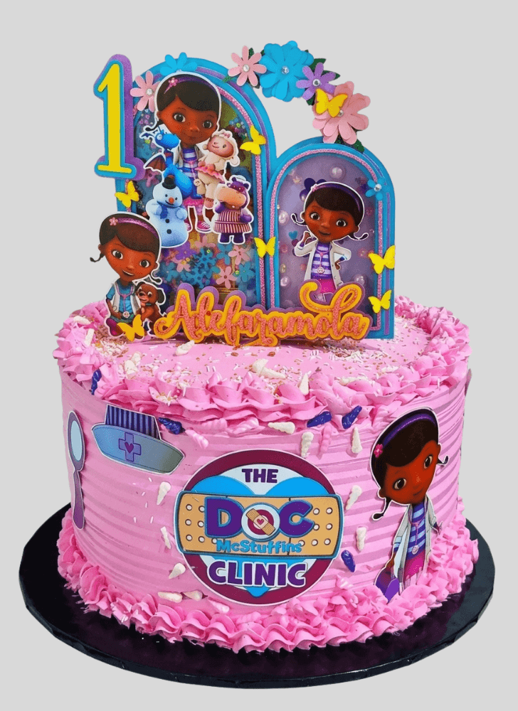 Stunning Doc Mcstuffins Cake