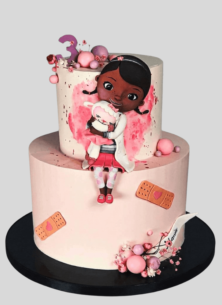 Wonderful Doc Mcstuffins Cake Design