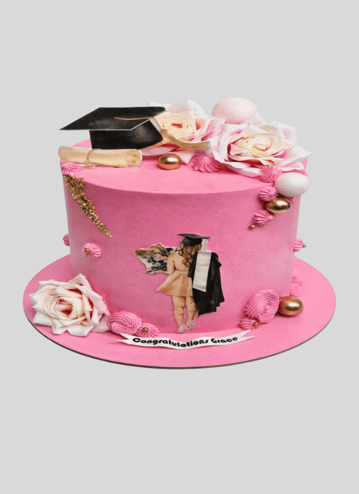 Adorable Graduation Cake