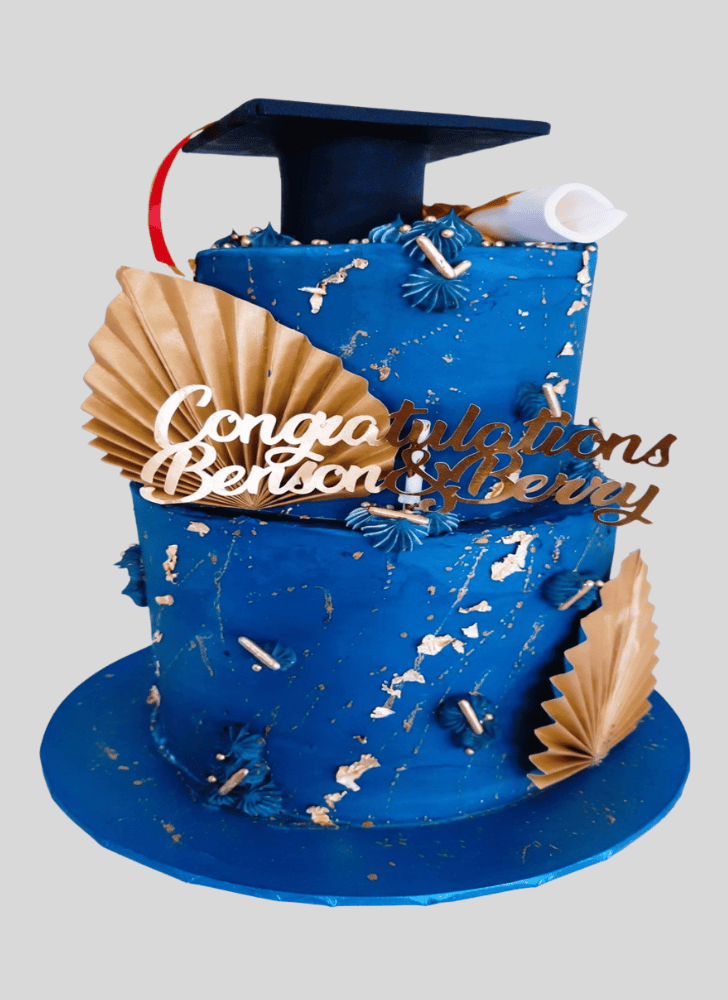 Dazzling Graduation Cake