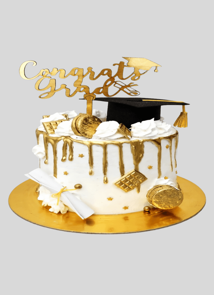 Divine Graduation Cake