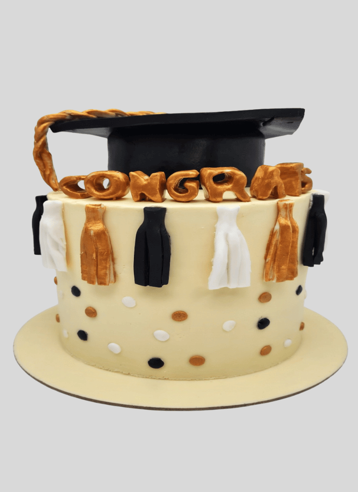 Elegant Graduation Cake