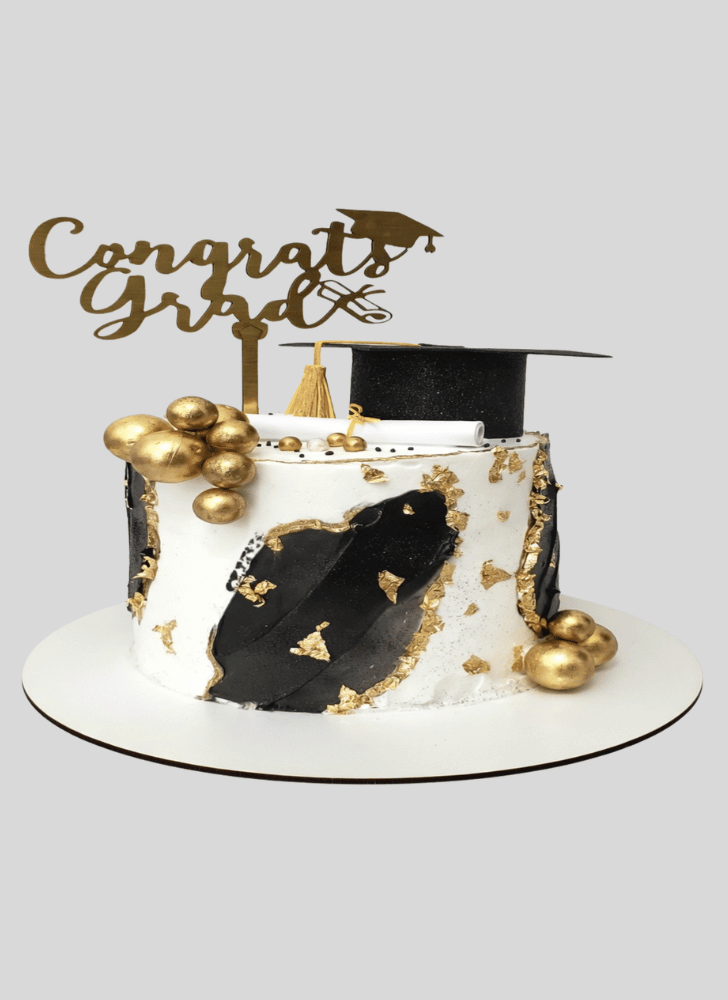 Enticing Graduation Cake
