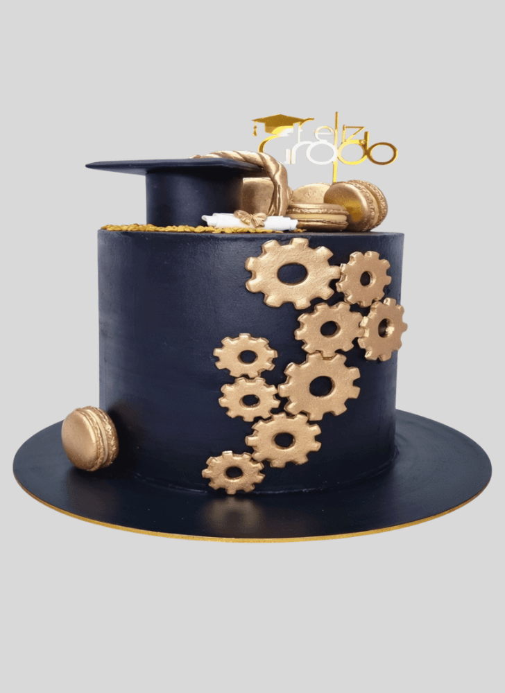 Exquisite Graduation Cake