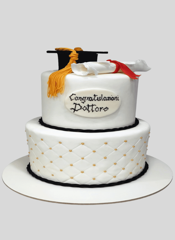 Radiant Graduation Cake