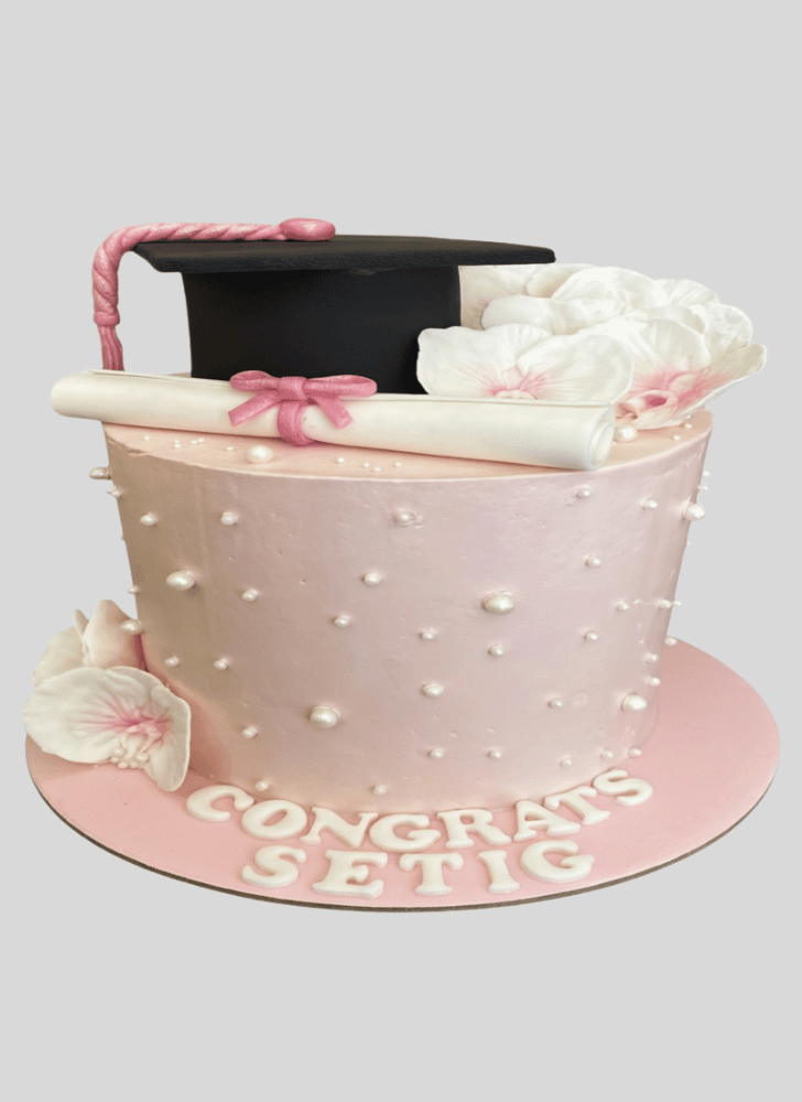 Refined Graduation Cake
