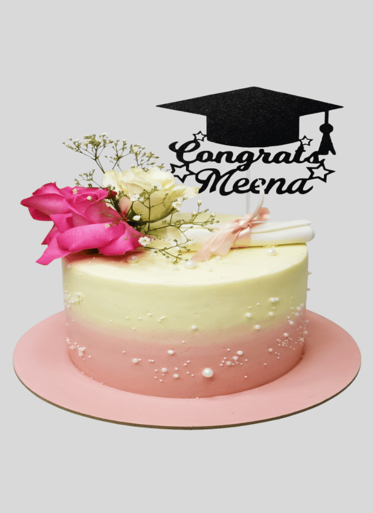 Shapely Graduation Cake