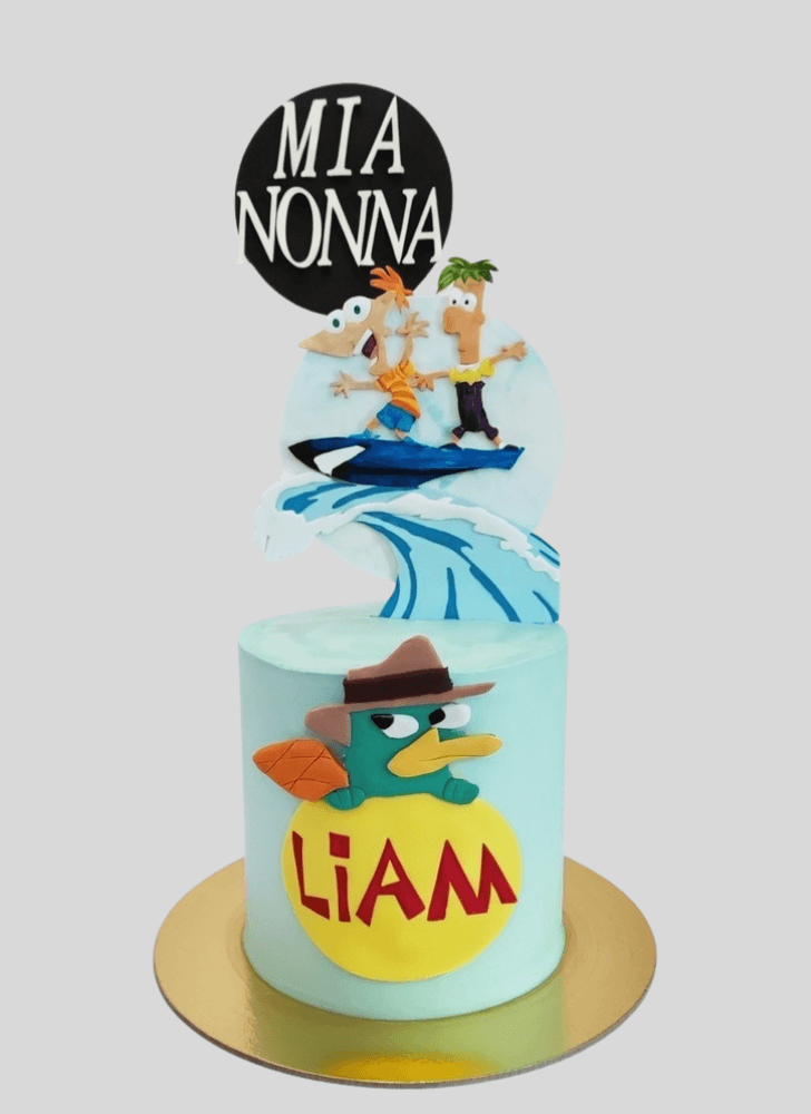 Admirable Phineas and Ferb Cake Design