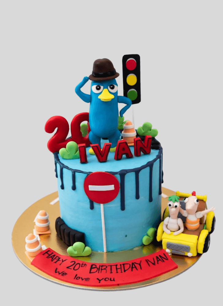 Delightful Phineas and Ferb Cake