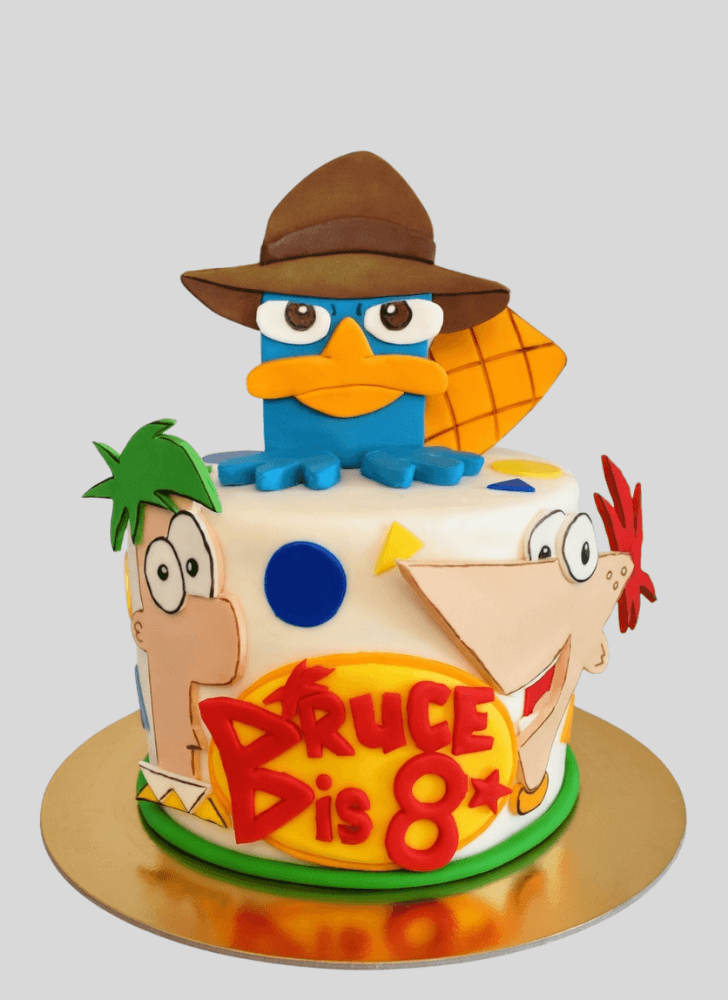 Exquisite Phineas and Ferb Cake