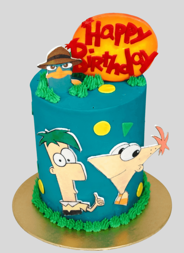Fair Phineas and Ferb Cake
