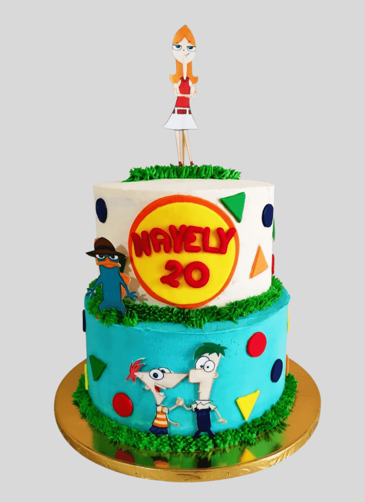 Good Looking Phineas and Ferb Cake